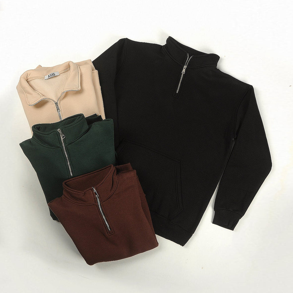 Half-zip hoodie