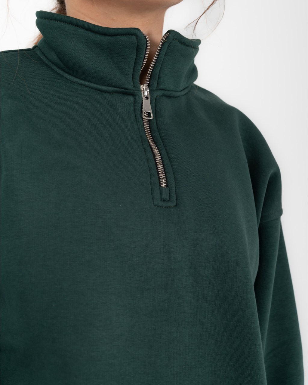 Half-zip hoodie